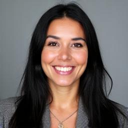 Professional headshot of Beatriz Moreau, a woman with dark hair.
